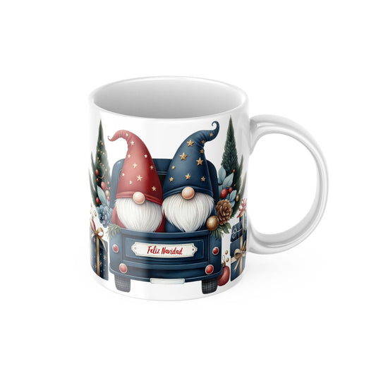 Taza Gnomos Navidad