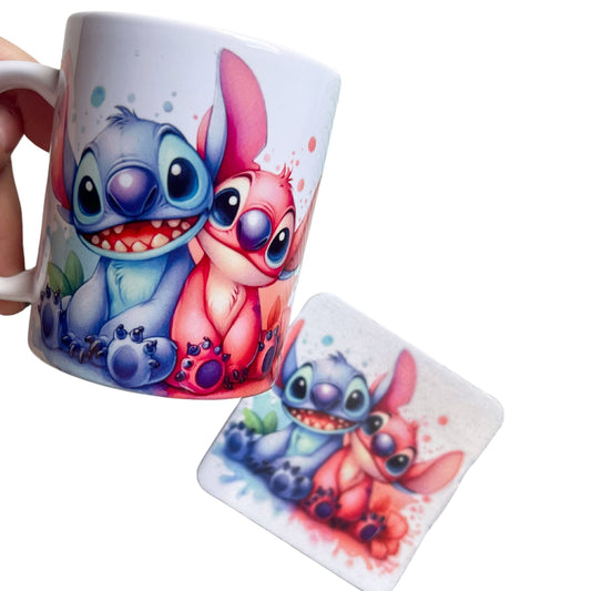 Pack taza y posavasos